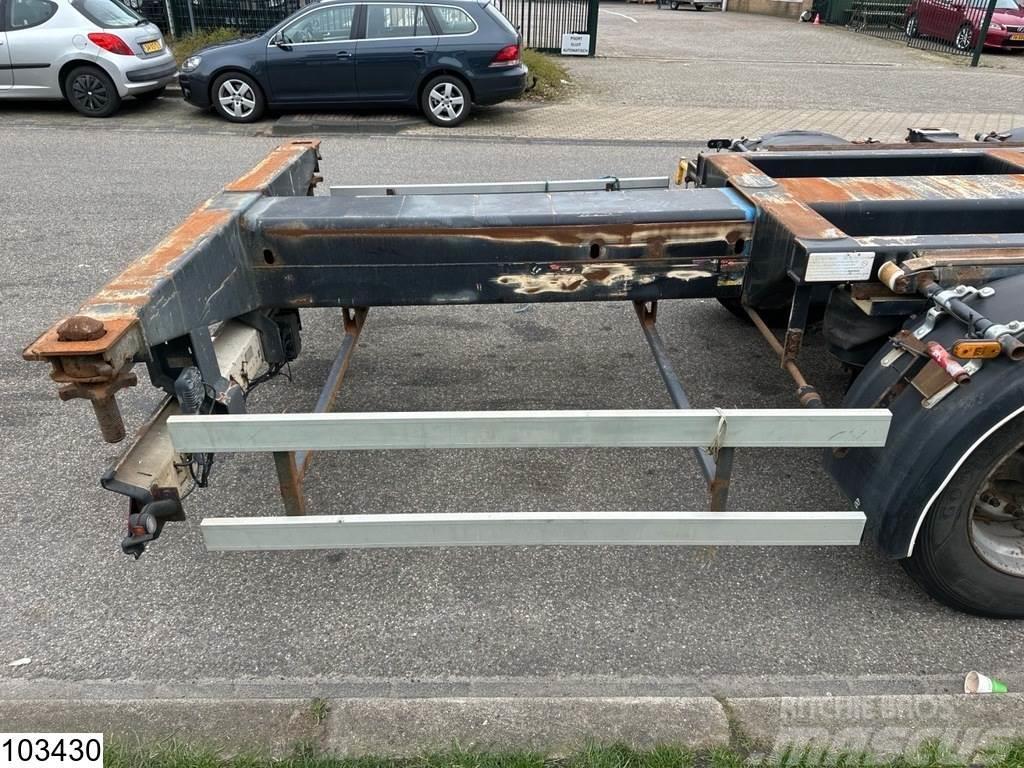 D-tec Chassis 10,20,30,40, 45 FT, 2x Extendable Semi-trailer med containerramme