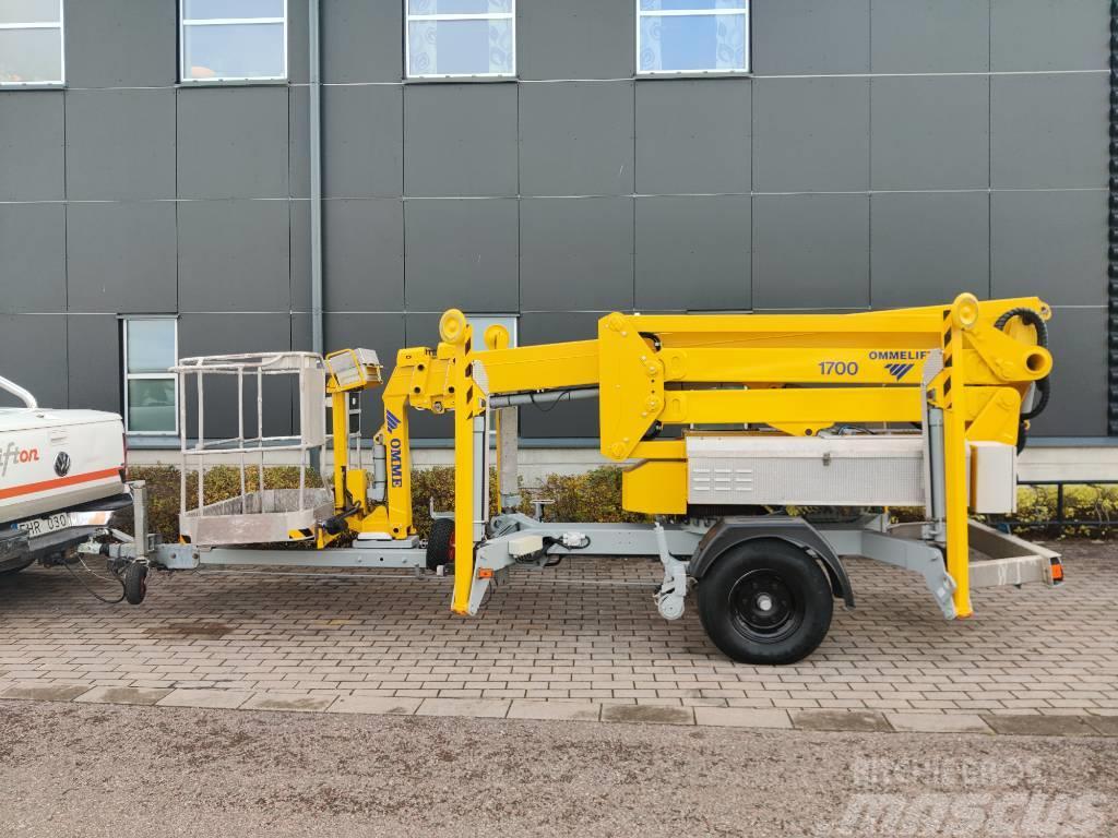 Omme 1700 EBX Trailermonterede lifte