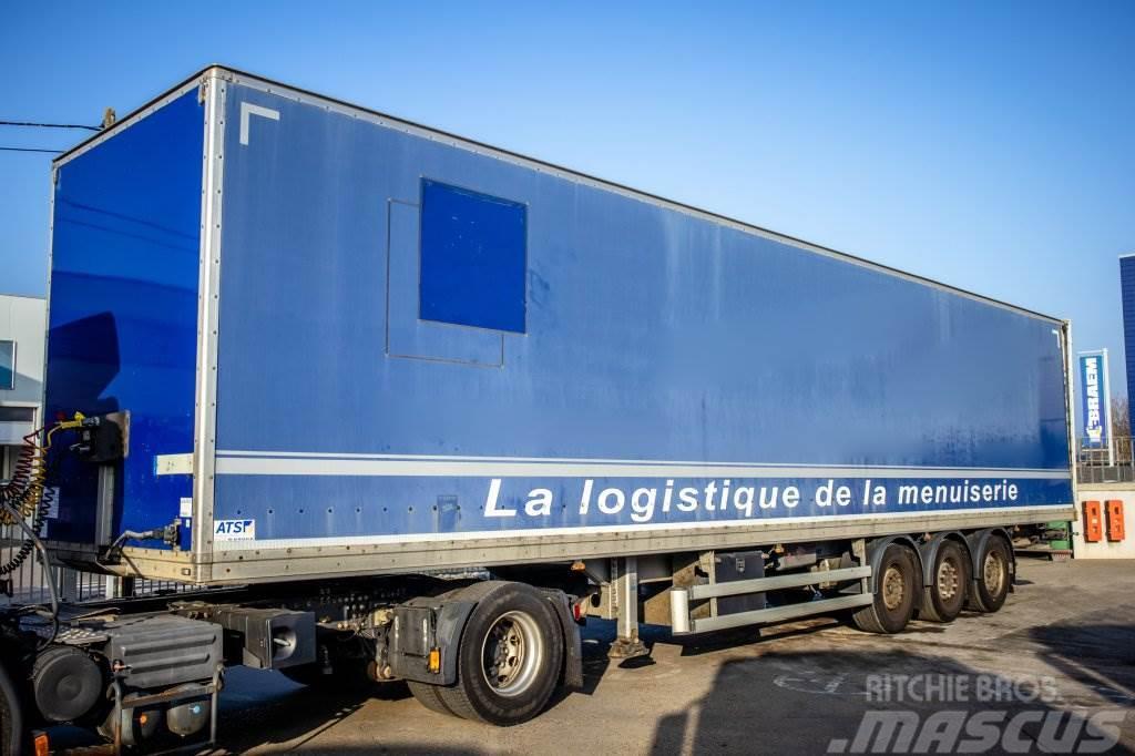 Lecitrailer FOURGON+DHOLLANDIA Semi-trailer med fast kasse