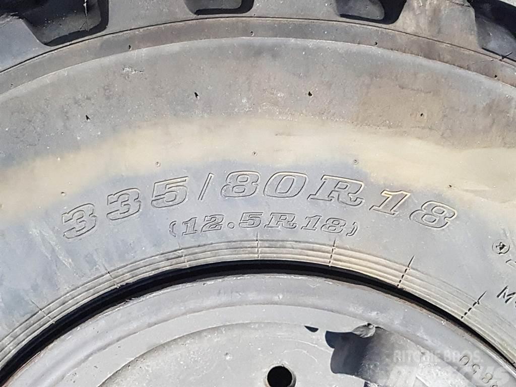 Ahlmann AS50-Solideal 12.5-18-Dunlop 12.5R18-Tire/Reifen Dæk, hjul og fælge