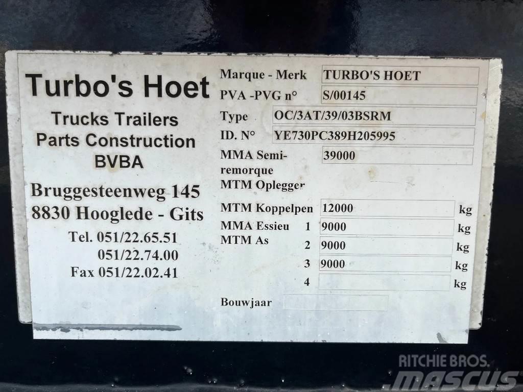  Turbo'sHoet 1x20ft - BPW - ADR(FL,AT,OX) - Perfect Semi-trailer med containerramme