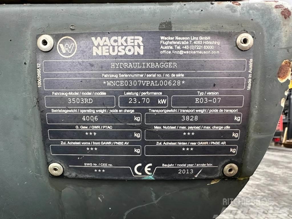 Wacker Neuson 3503 RD Minigravemaskiner