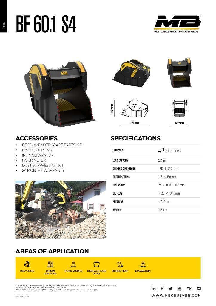 MB Crusher BF 60.1 S4 Mobile knusere