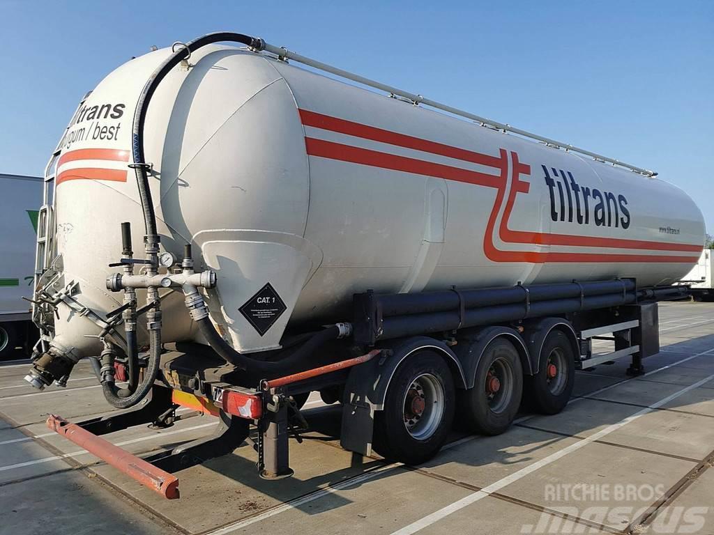 Benalu POWDERLINER 61m3 tipping silo Semi-trailer med Tank