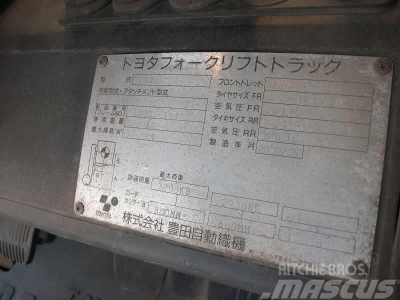 Toyota 7 FDJ 35 Diesel gaffeltrucks