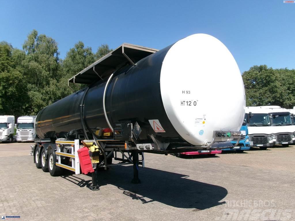  Clayton Bitumen tank inox 33 m3 / 1 comp + ADR Semi-trailer med Tank
