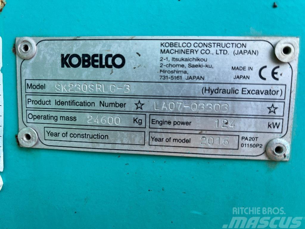 Kobelco SK 230 SR LC-3 Gravemaskiner på larvebånd