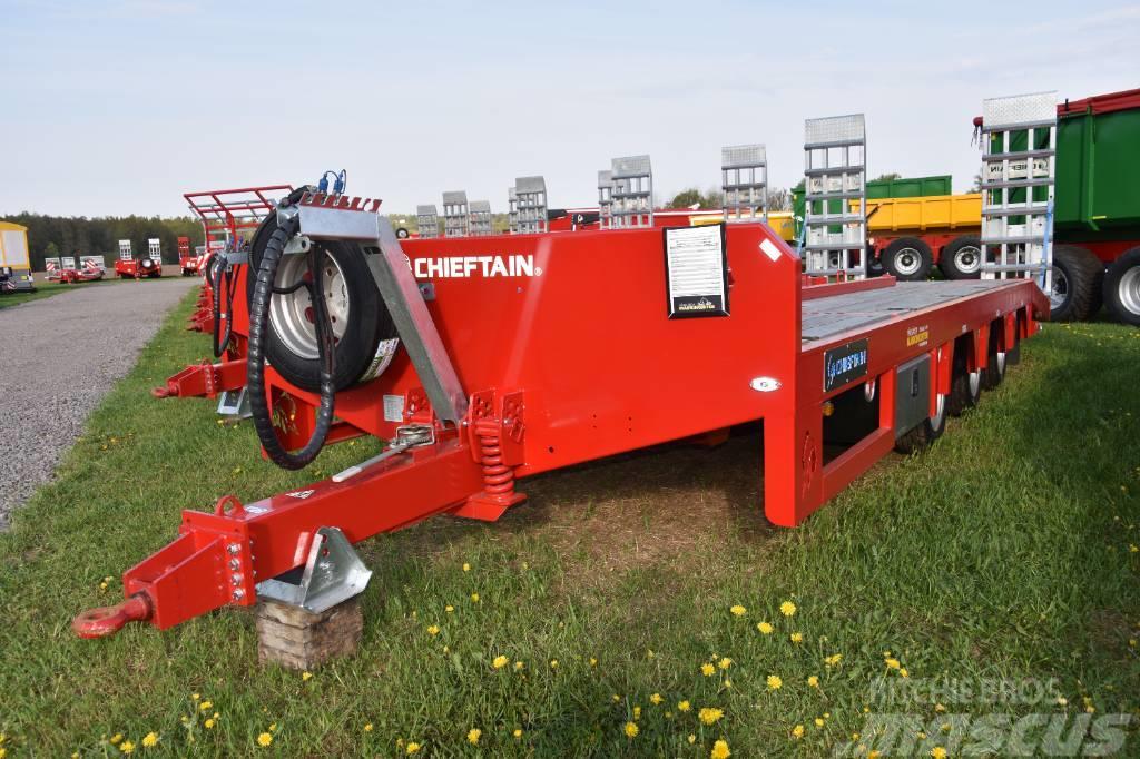 Chieftain 3-axl Maskintransportkärra traktor 24 ton Andre Semi-trailere