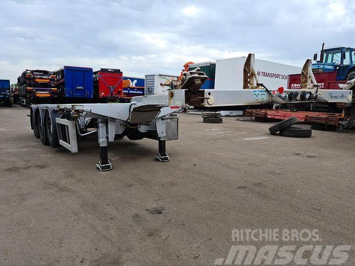 Pacton TE3 | 3 AXLE SAF DISC | CONTAINERCHASSIS | MULTI | Semi-trailer med containerramme