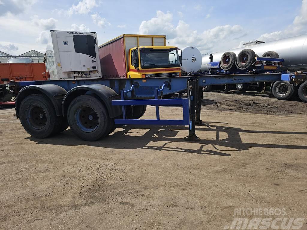 Köhler Elmshorn 20 ft | container chassis | steel springs Semi-trailer med containerramme