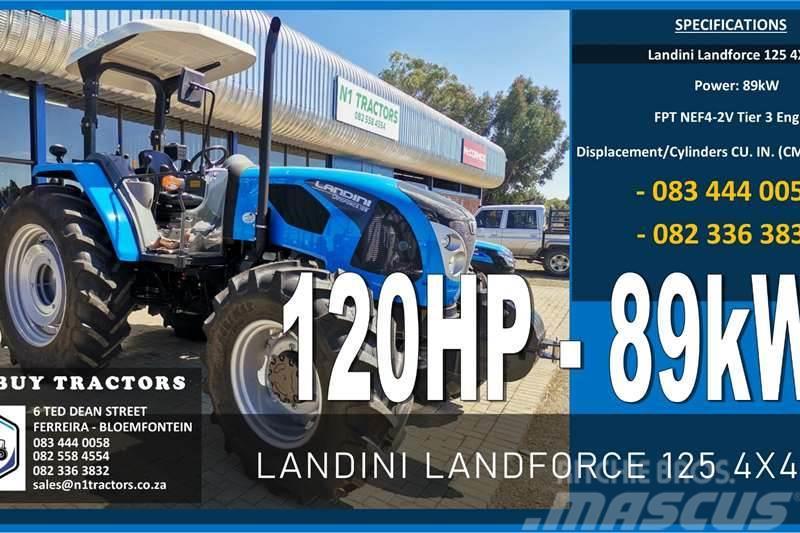 Landini Landforce 125 4WD Traktorer