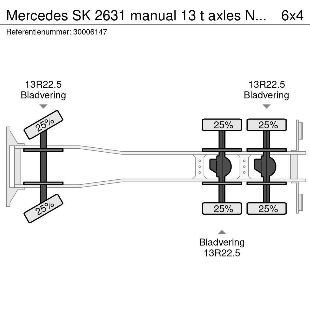 Mercedes-Benz SK 2631 manual 13 t axles NO2638 Chassis