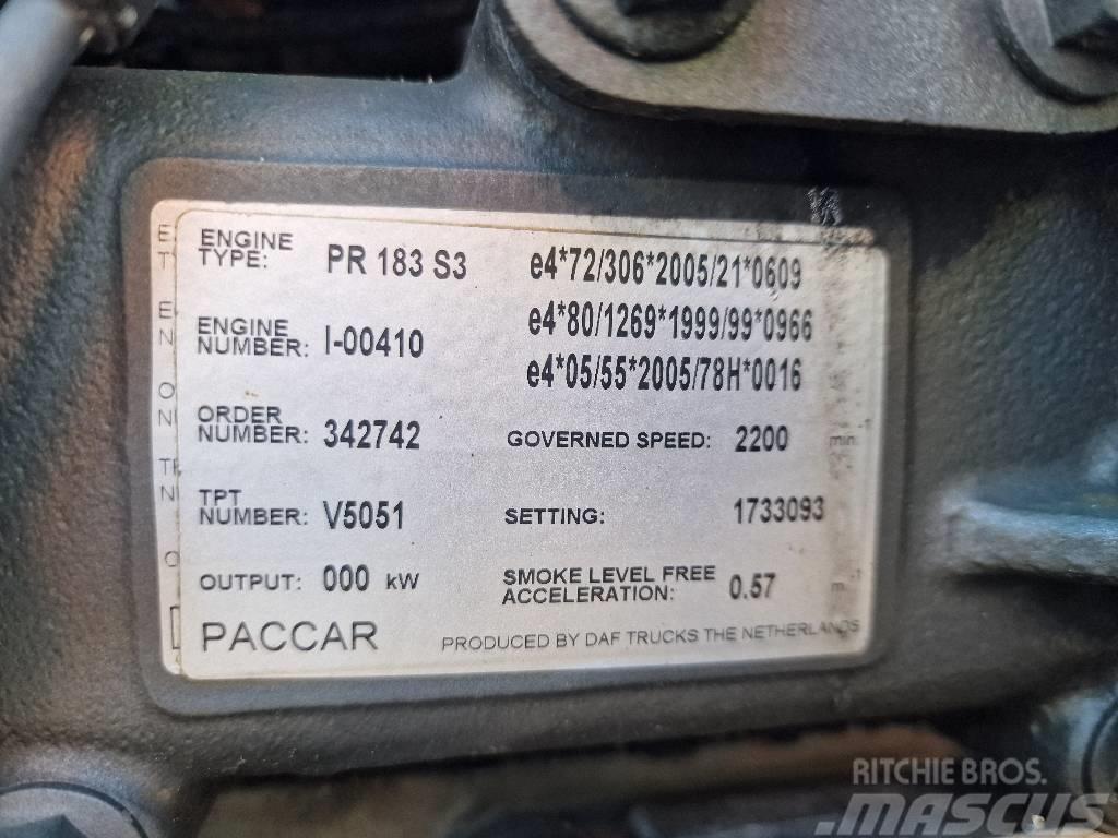 Paccar PR 183 S3 Motorer