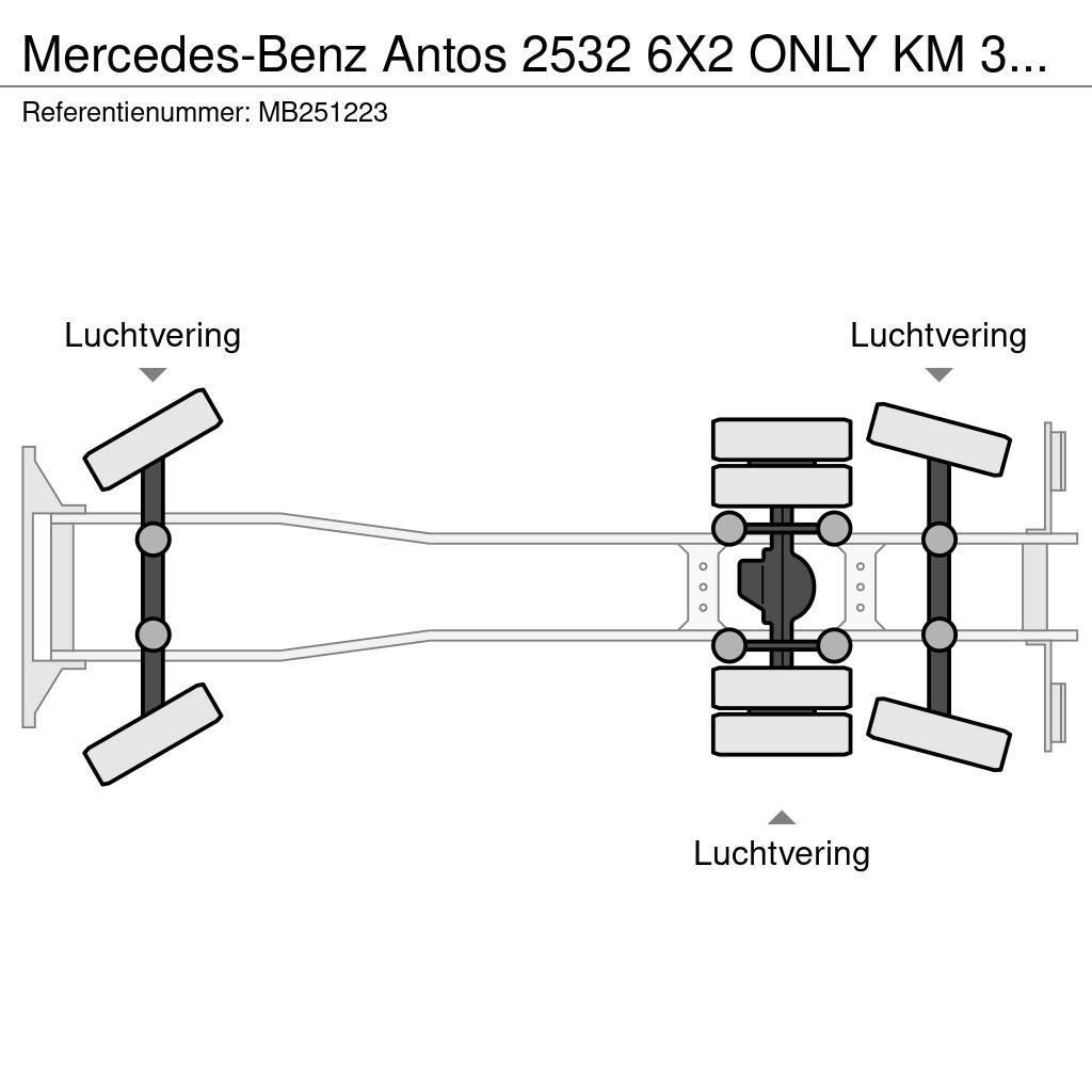 Mercedes-Benz Antos 2532 6X2 ONLY KM 303922 Lastbil - Gardin