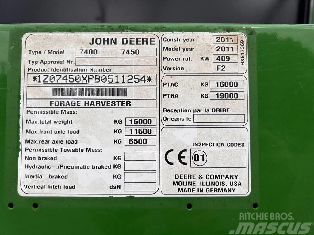 John Deere 7450 Finsnittere