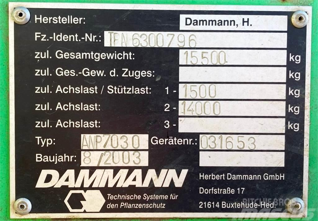 Dammann ANP 7030 Profi Class - Tandemspritze 30m Trailersprøjter