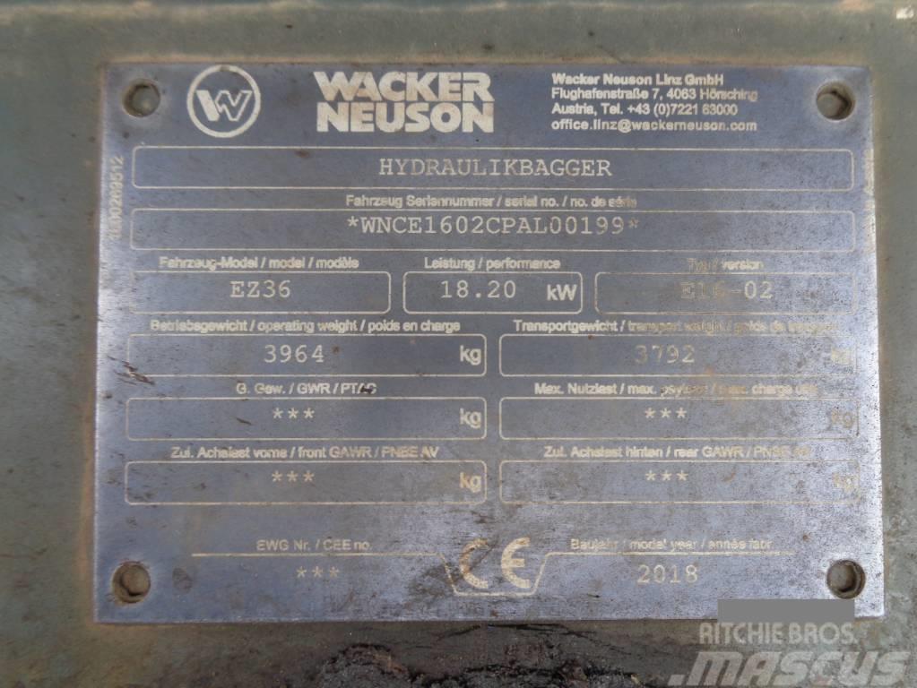 Wacker Neuson EZ36 Gravemaskiner på larvebånd