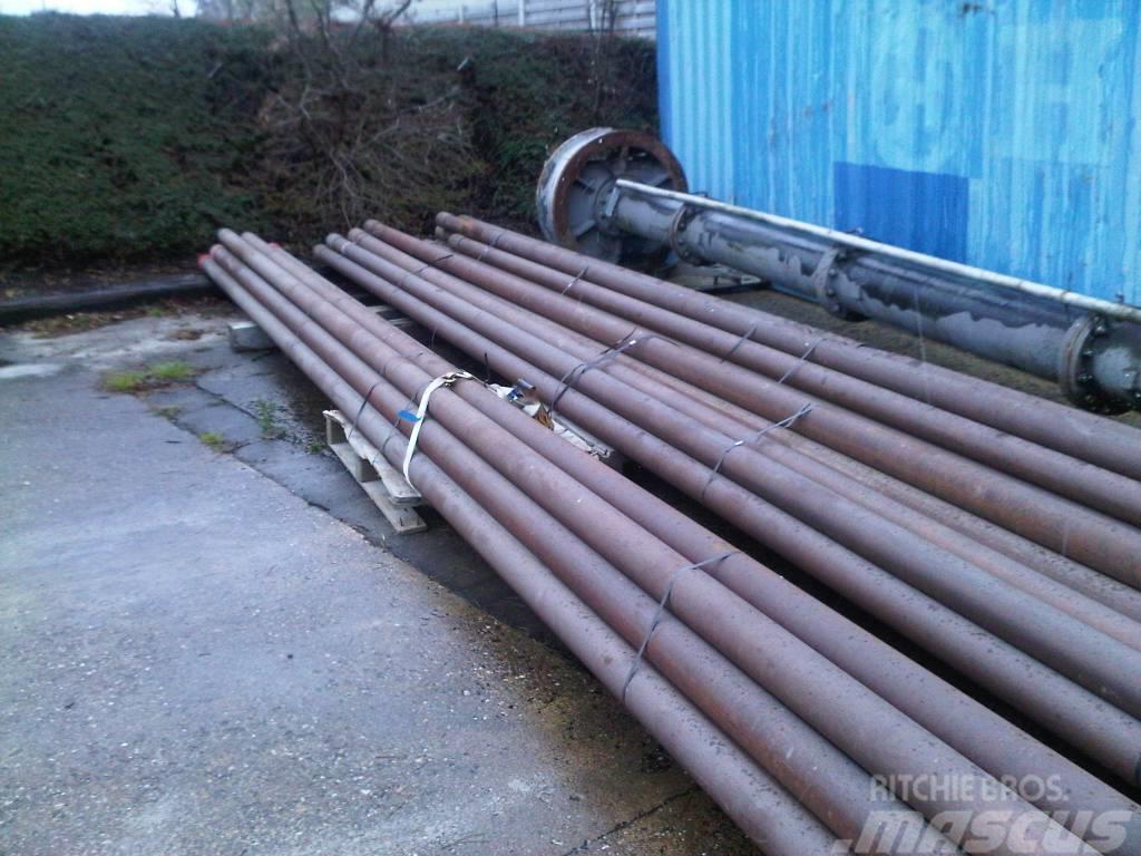  Drill pipes 32' X 4" Olie- og gasboringsudstyr