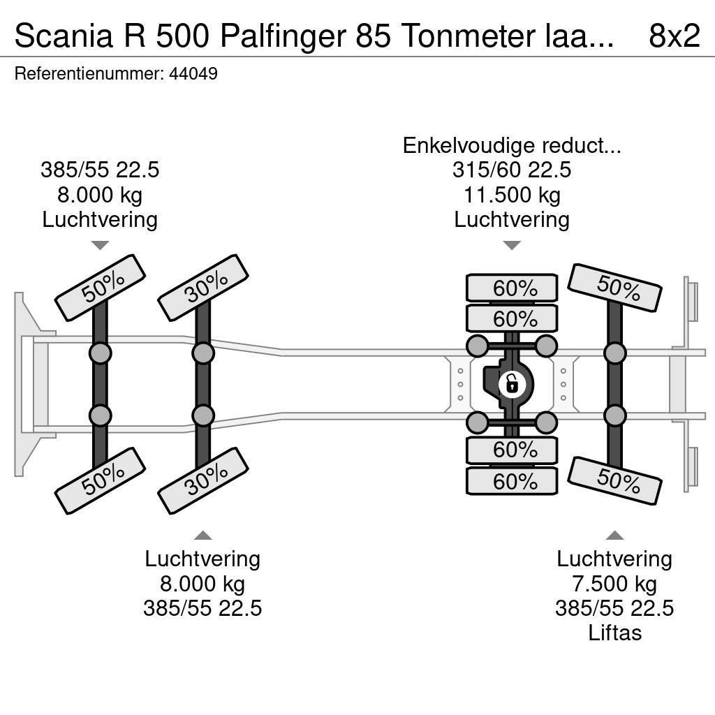 Scania R 500 Palfinger 85 Tonmeter laadkraan Kraner til alt terræn