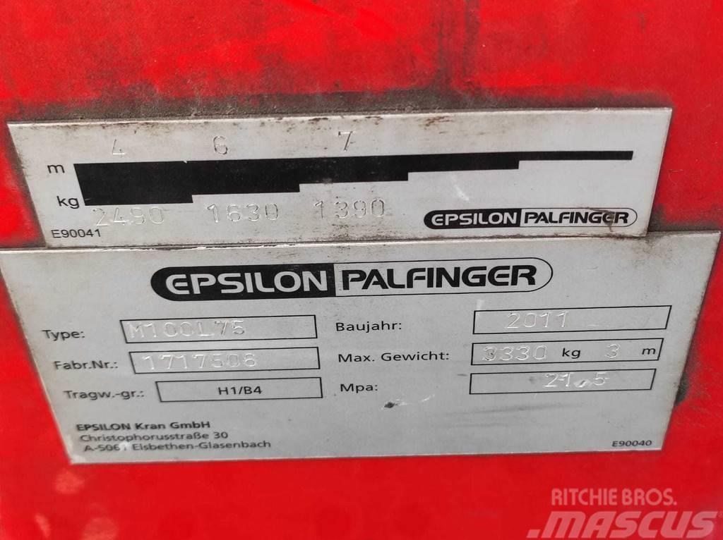 Palfinger EPSILON M100L75 Lastbilmonterede kraner