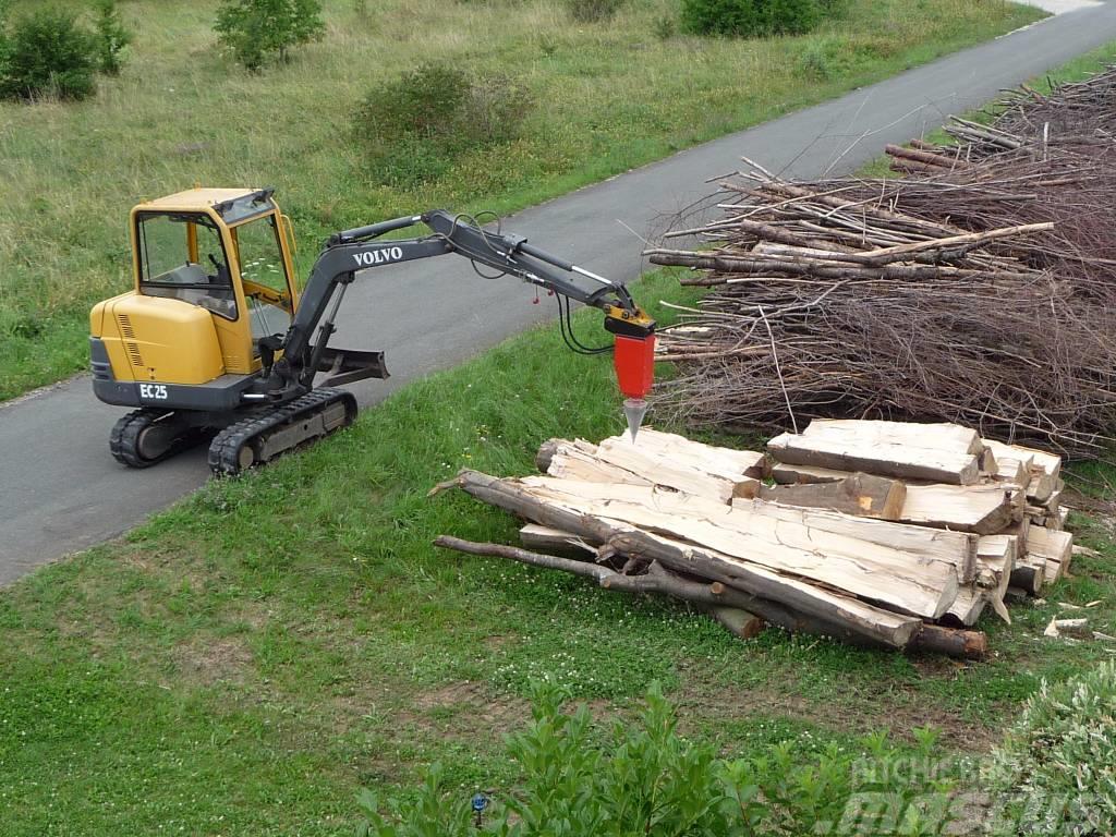  Konusni cepilec drv za bagre Kegelspalter Holzspal Brændekløvere og træskærere