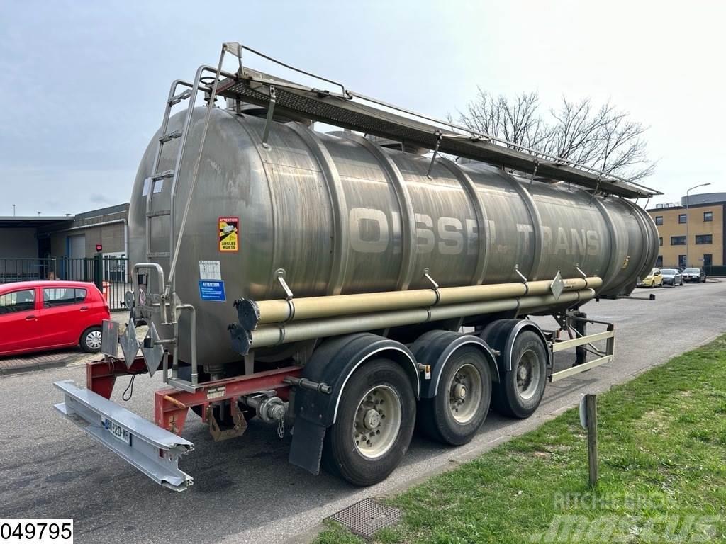 Magyar Chemie 37500 Liter RVS Tank, 1 Compartment Semi-trailer med Tank