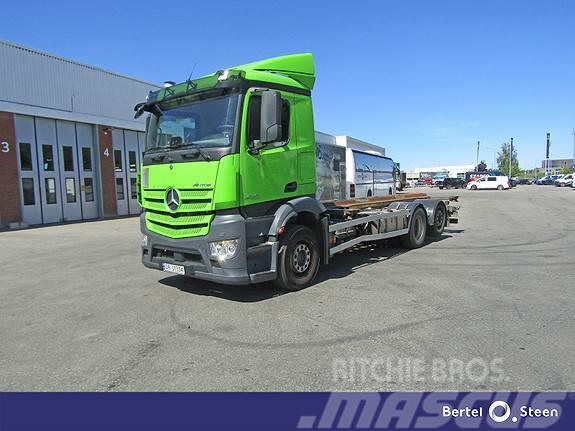 Mercedes-Benz ANTOS2545L Lagab hydraulisk løft contramme Lastbiler med containerramme / veksellad