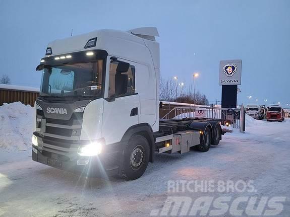 Scania G 500 B6x2NB Lastbiler med containerramme / veksellad