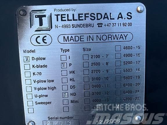 Tellefsdal D3300HD Diagonalplog Sneskovle og -plove