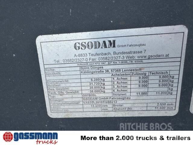  Andere GSODAM GSTB3SL Holzauflieger, Liftachse Semi-trailer til tømmer
