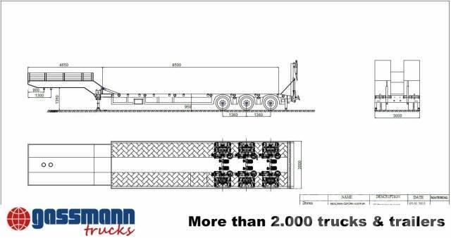  Andere Tieflader-Auflieger Länge 13.150mm, verbrei Semi-trailer blokvogn
