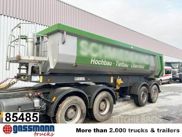 Carnehl CHKS32/2HG, Stahlmulde ca. 23m³, Liftachse Semi-trailer med tip