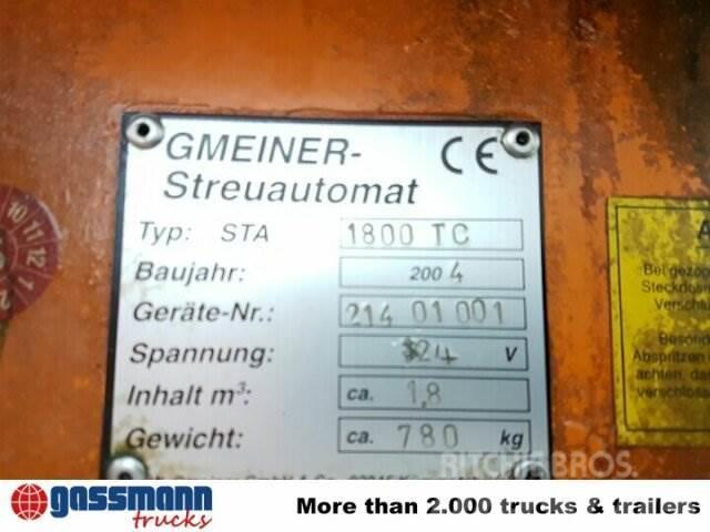 Gmeiner Streuautomat STA 1800 TC mit Andet tilbehør til traktorer