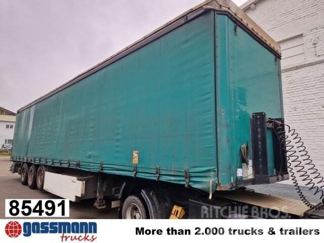 Kögel SN 24, Liftachse, Edscha-Verdeck, ca. 90m³ Semi-trailer med Gardinsider