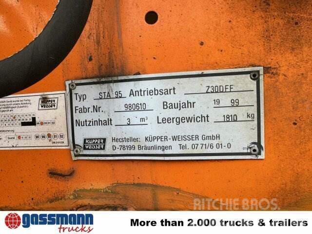 Küpper-Weisser STA 95 Salzstreuer auf Abrollrahmen, ca. 3m³ Andet tilbehør til traktorer