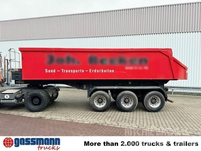 Langendorf SKA 24/29, Liftachse, Alu-Kastenmulde ca. 22m³ Semi-trailer med tip