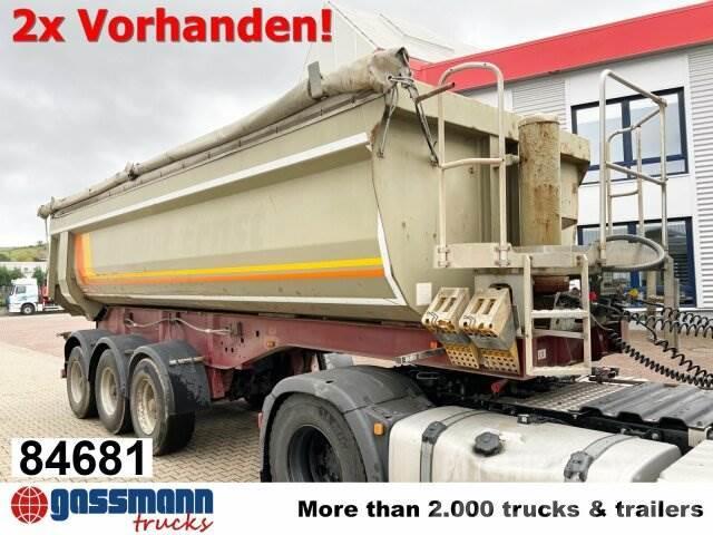 Langendorf SKS-HS 24/28, Stahlmulde ca. 24m³, Liftachse Semi-trailer med tip