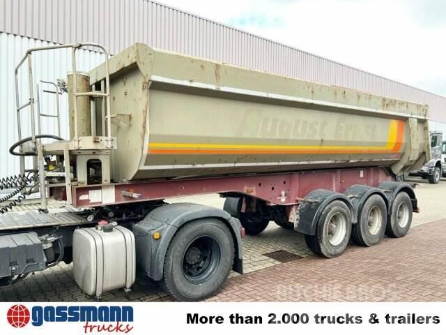 Langendorf SKS-HS 24/28, Stahlmulde ca. 24m³, Liftachse Semi-trailer med tip