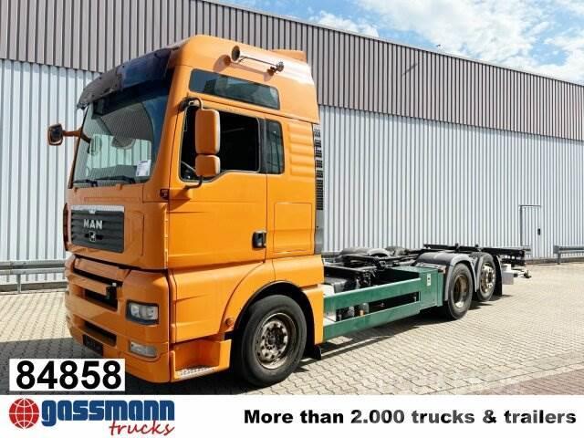 MAN TGA 26.440 6X2-2 LL, Intarder, Liftachse, LBW BÄR Lastbiler med containerramme / veksellad