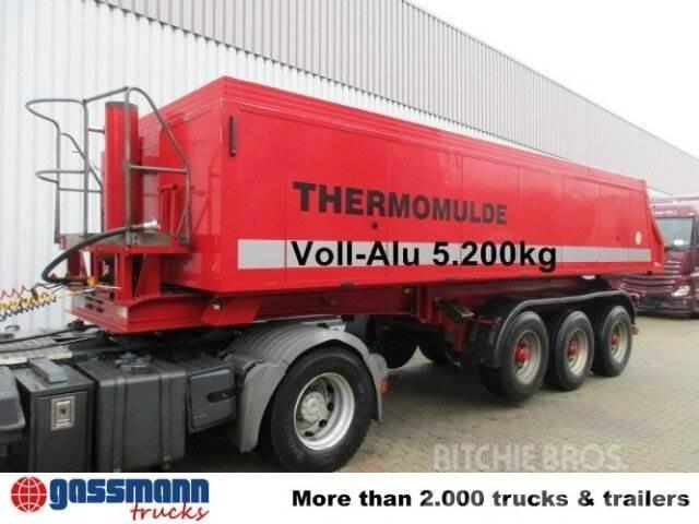 Meierling MSK 24 Voll-Alu Iso-Kastenmulde, ca. 25m³, 4x Semi-trailer med tip