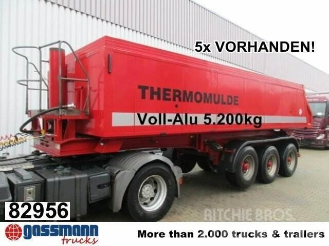 Meierling MSK 24 Voll-Alu Iso-Kastenmulde, ca. 25m³, 4 x Semi-trailer med tip