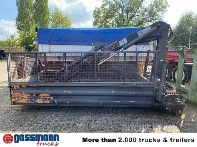Meiller Abrollcontainer mit Kran Hiab 071 AW B3, ca. 10m³ Specielle containere