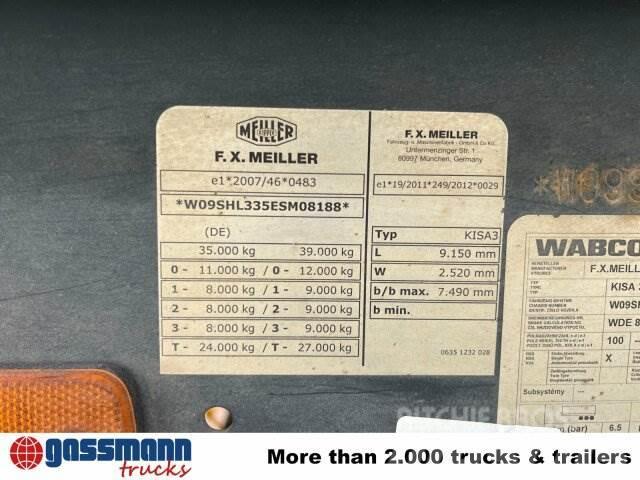 Meiller MHPS 12/27, Stahlmulde ca. 26m³, Liftachse Semi-trailer med tip