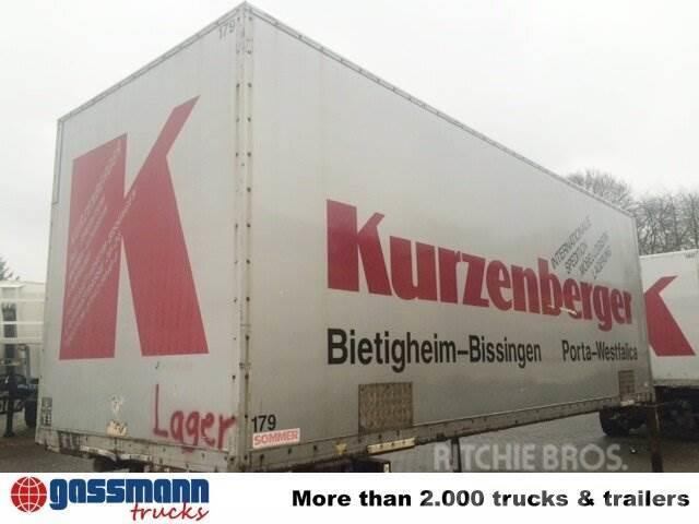 Sommer WK 06 P Wechselbrücke Koffer Lastbiler med containerramme / veksellad