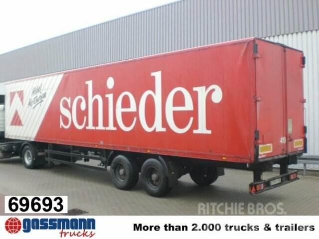 Spier SLG 2/90, Möbelkofferauflieger, 80 cbm, 2x Semi-trailer med fast kasse