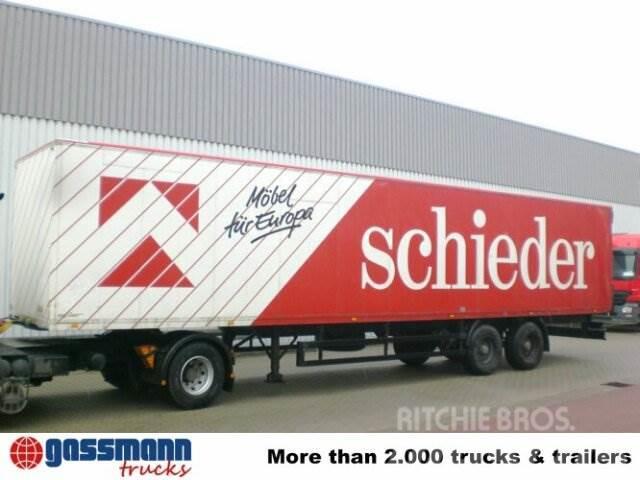 Spier SLG 2/90, Möbelkofferauflieger, 80 cbm, 2x Semi-trailer med fast kasse