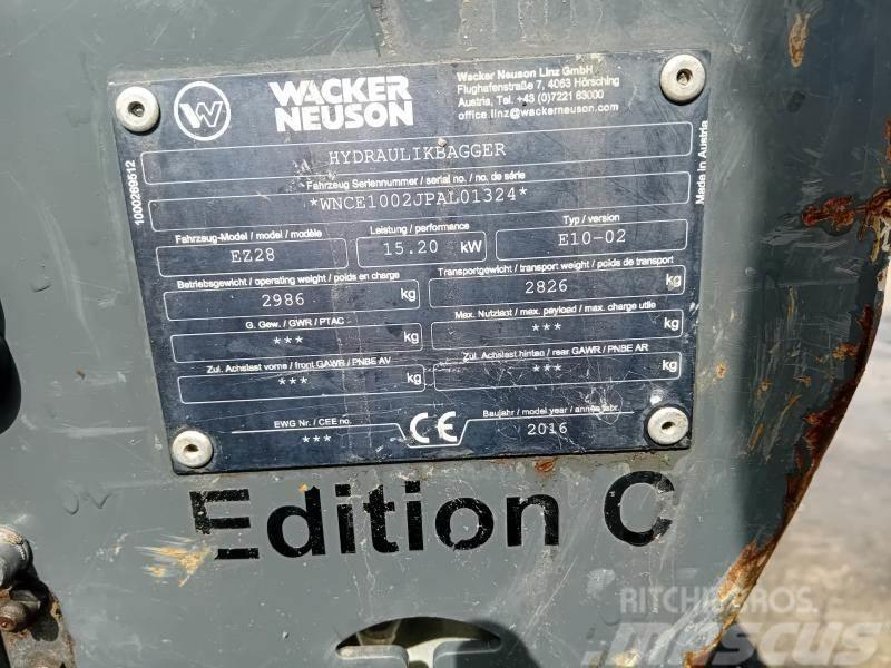 Wacker Neuson EZ28 Minigravemaskiner