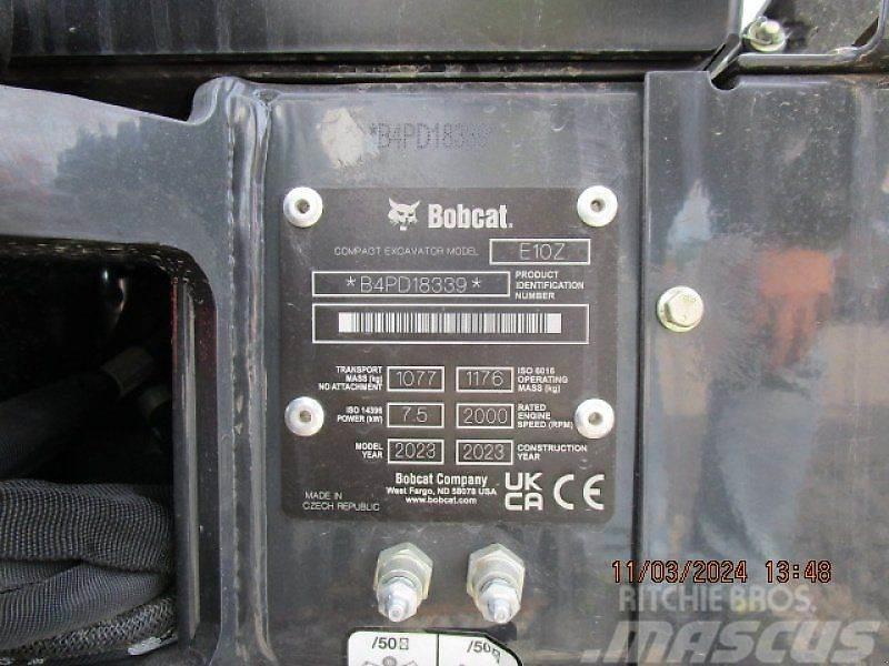 Bobcat E 10 Z Minigravemaskiner
