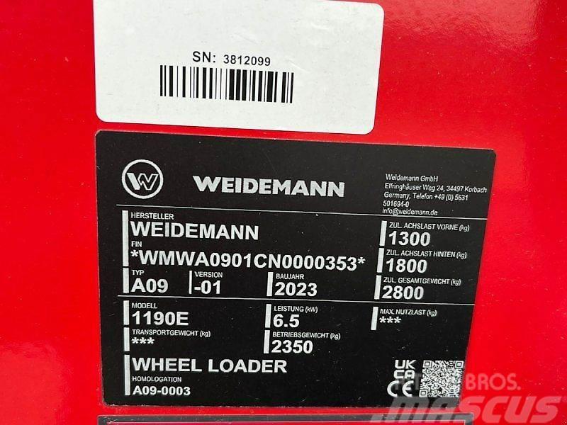 Weidemann 1190E Minilæsser - skridstyret
