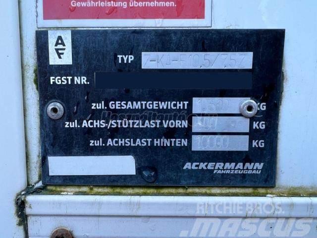 Ackermann Z-KA F10.5 Bal Oldalán Függöny Ponyvás Fast kasse